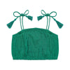 Emerald Tassel Top & Short Set