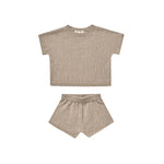 Summer Knit Short Set | Oat