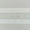 Faith Hope Love Ribbon <br> Christening Packaging