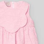 Pink Embroidered Sleeveless Dress