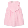 Pink Embroidered Sleeveless Dress