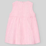 Pink Embroidered Sleeveless Dress