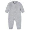 Pearl Grey Wool Romper
