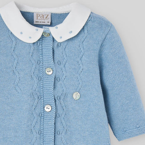 Dutch Blue Knit Footie