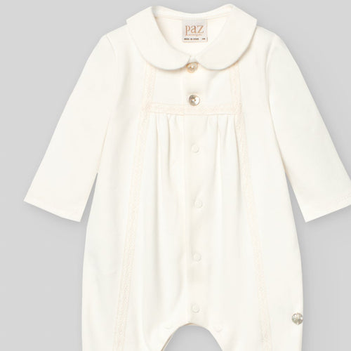 Pelele White Footie