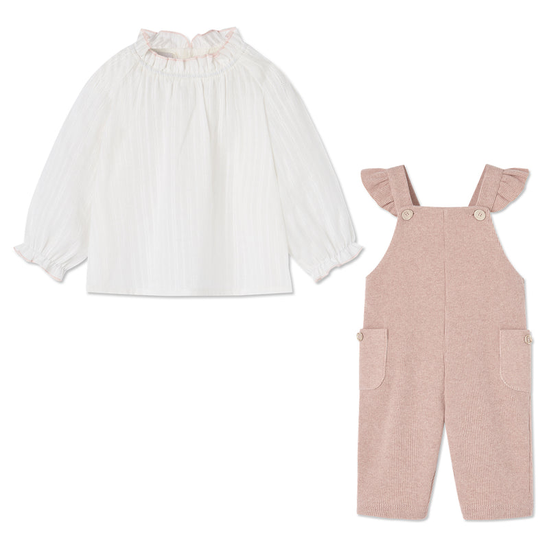 PAZ Double Pocket Overall Set | Girl