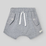 Navy Stripe Short Set