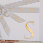 ENGLISH Initial Christening Bow Box