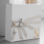 ENGLISH Initial Christening Bow Box