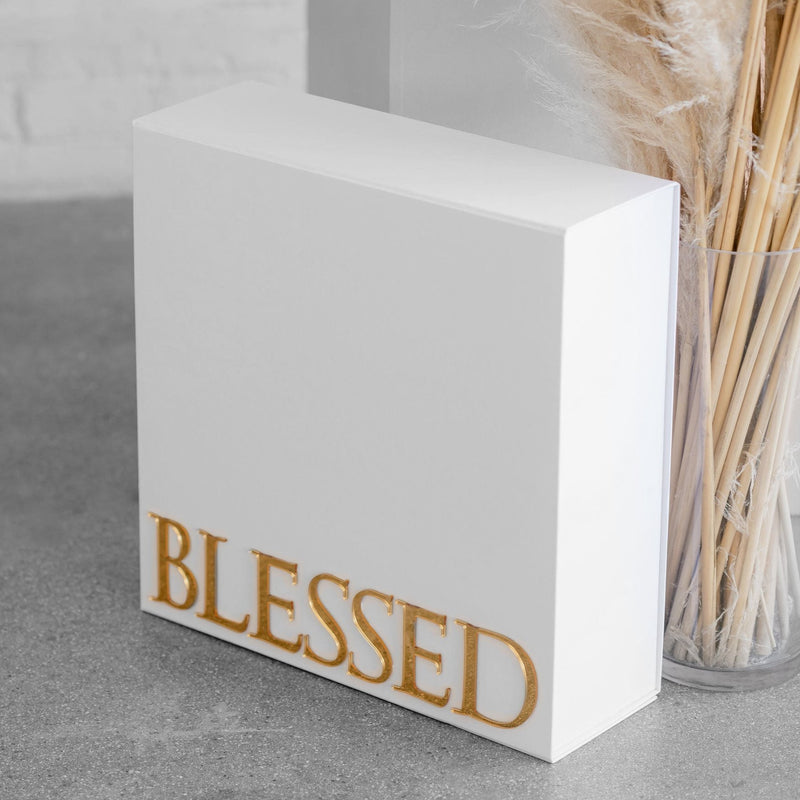 Classic BLESSED Christening Box