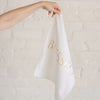 HUGBUG Blessed© Set of 2 Christening Hand Towels | Gold