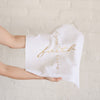 HUGBUG Cursive Faith Hope Love© Set of 2 Christening Hand Towels | Gold