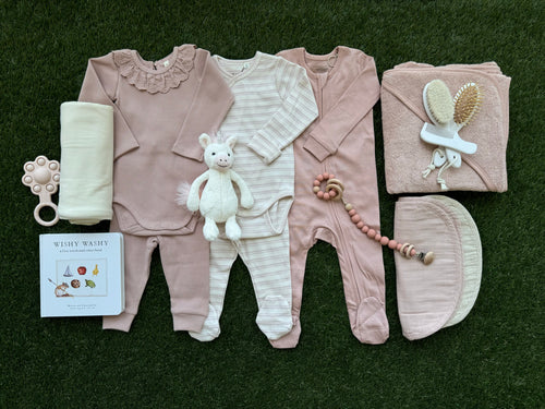Medium Blush Unicorn Essentials Gift Set |Girl