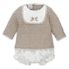Nude Knit Bloomer Set