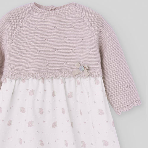 Mauve Knit Dress & Bloomer