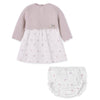 Mauve Knit Dress & Bloomer