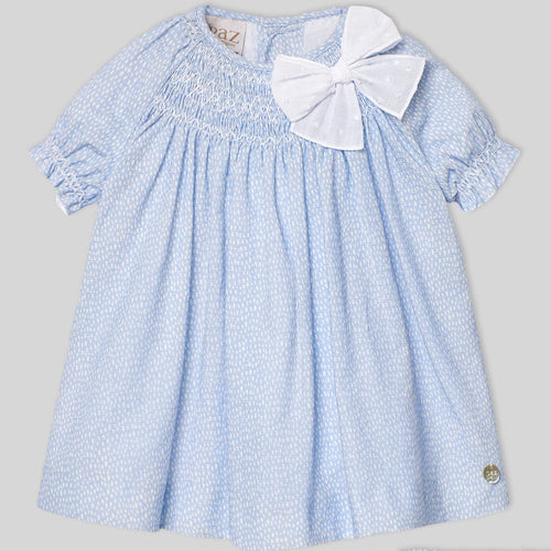 Sky Blue Bow Dress