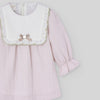 Mauve Bib Dress & Bloomer Set
