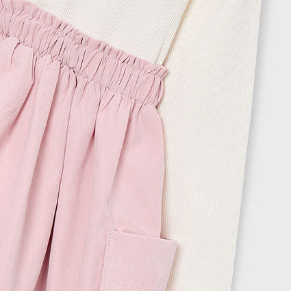 Pink Double Pocket Dress