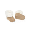 Beige Faux Fur Booties
