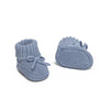 Blue Knit Booties