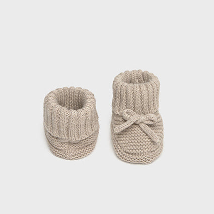 Natural Knit Booties