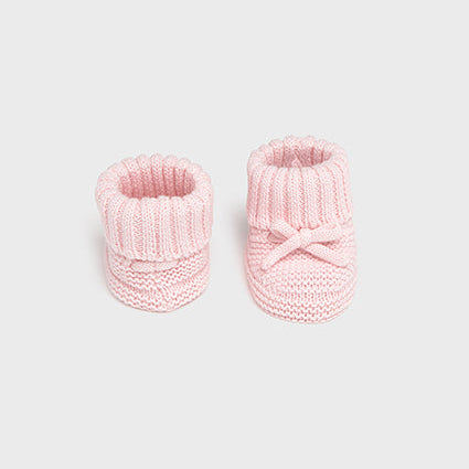 Pink Knit Booties