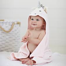Pink Unicorn Hooded Towel