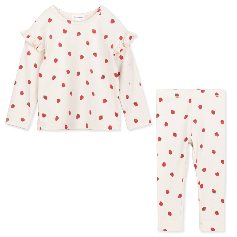 Strawberry Print Set | Girl