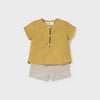 Mustard Linen Set | Girl