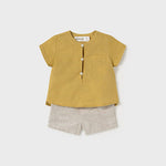 Mustard Linen Set | Girl