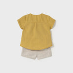 Mustard Linen Set | Girl