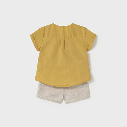 Mustard Linen Set | Girl