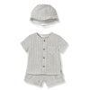 Linen Blue Stripe 3pc Set | Boy