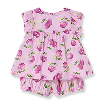 Pink Cherry Short Set | Girl