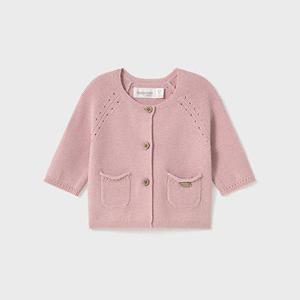 Pink Knit Cardi 3pc Set