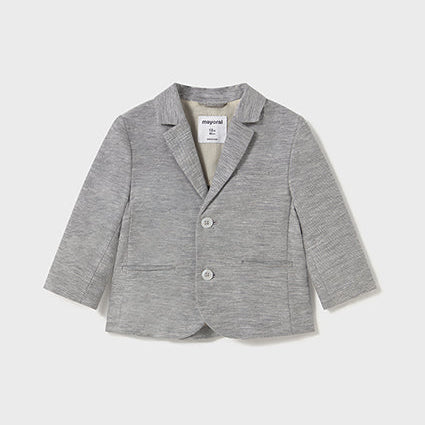 Grey Linen Suit Set