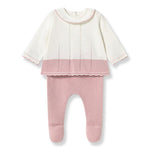 Knit Ruffle Pink 2pc Set | Girl