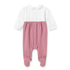 Butterfly Scalloped Footie | Girl