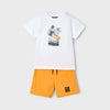 Orange Skater Short Set | Boy