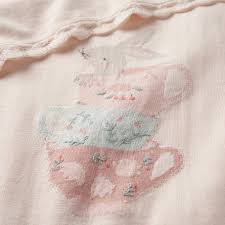 Teacup Knit Blanket