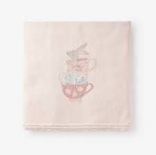 Teacup Knit Blanket