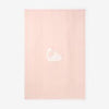 Pink Swan Knit Blanket