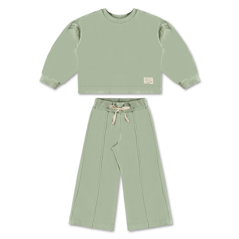 Sage Wide leg Sweater Set | Girl