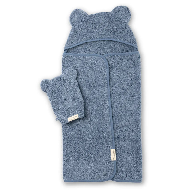 Tunno Bath Hooded Bath towel | Blue