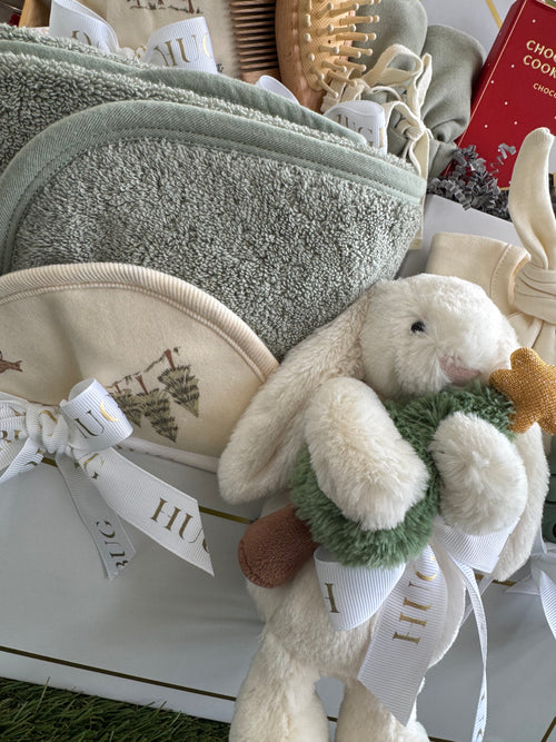 Medium Bunnies First Christmas | Neutral