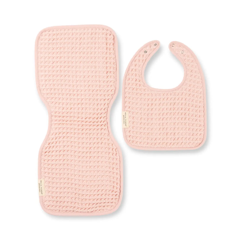 Bib & Burp Set | Blush