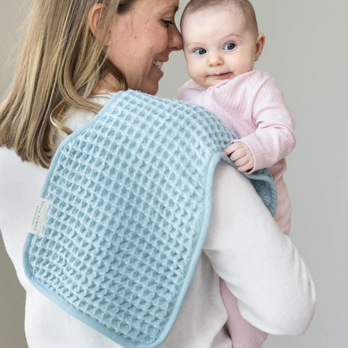 Bib & Burp Set | Aqua