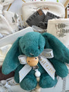 Classic Teal Bunny Christmas | Neutral
