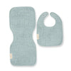 Bib & Burp Set | Aqua